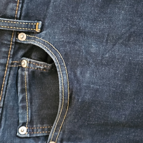 Levi's 511 38x30 Straight Leg Jeans, Dark Blue Wash Denim - Picture 6 of 10